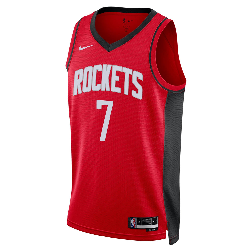 Unisex Houston Rockets Kevin Durant Nike Red Swingman Player Jersey - Icon Edition product image 3, provided for visual