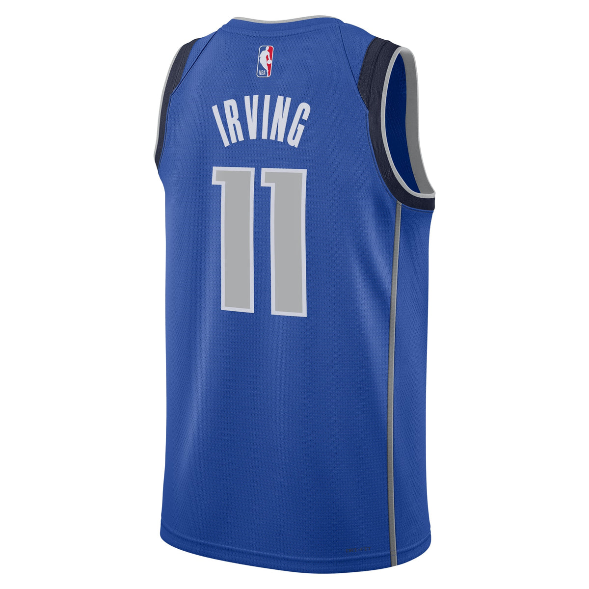 Unisex Dallas Mavericks Kyrie Irving Nike Blue Badge Swingman Replica Jersey - Icon Edition product image 4, provided for