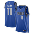 Unisex Dallas Mavericks Kyrie Irving Nike Blue Badge Swingman Replica Jersey - Icon Edition product image 1, provided for