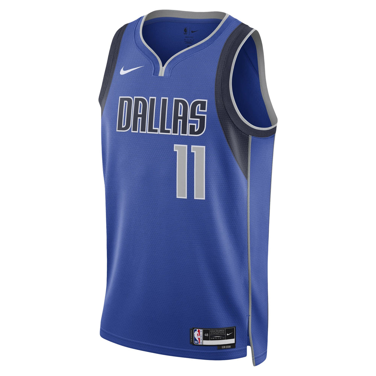 Unisex Dallas Mavericks Kyrie Irving Nike Blue Swingman Jersey - Icon Edition product image 3, provided for visual reference