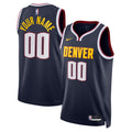 Unisex Denver Nuggets Nike Navy Swingman Custom Jersey - Icon Edition product image 1, provided for visual reference and
