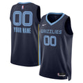 Unisex Memphis Grizzlies Nike Navy Swingman Custom Jersey - Icon Edition product image 1, provided for visual reference and