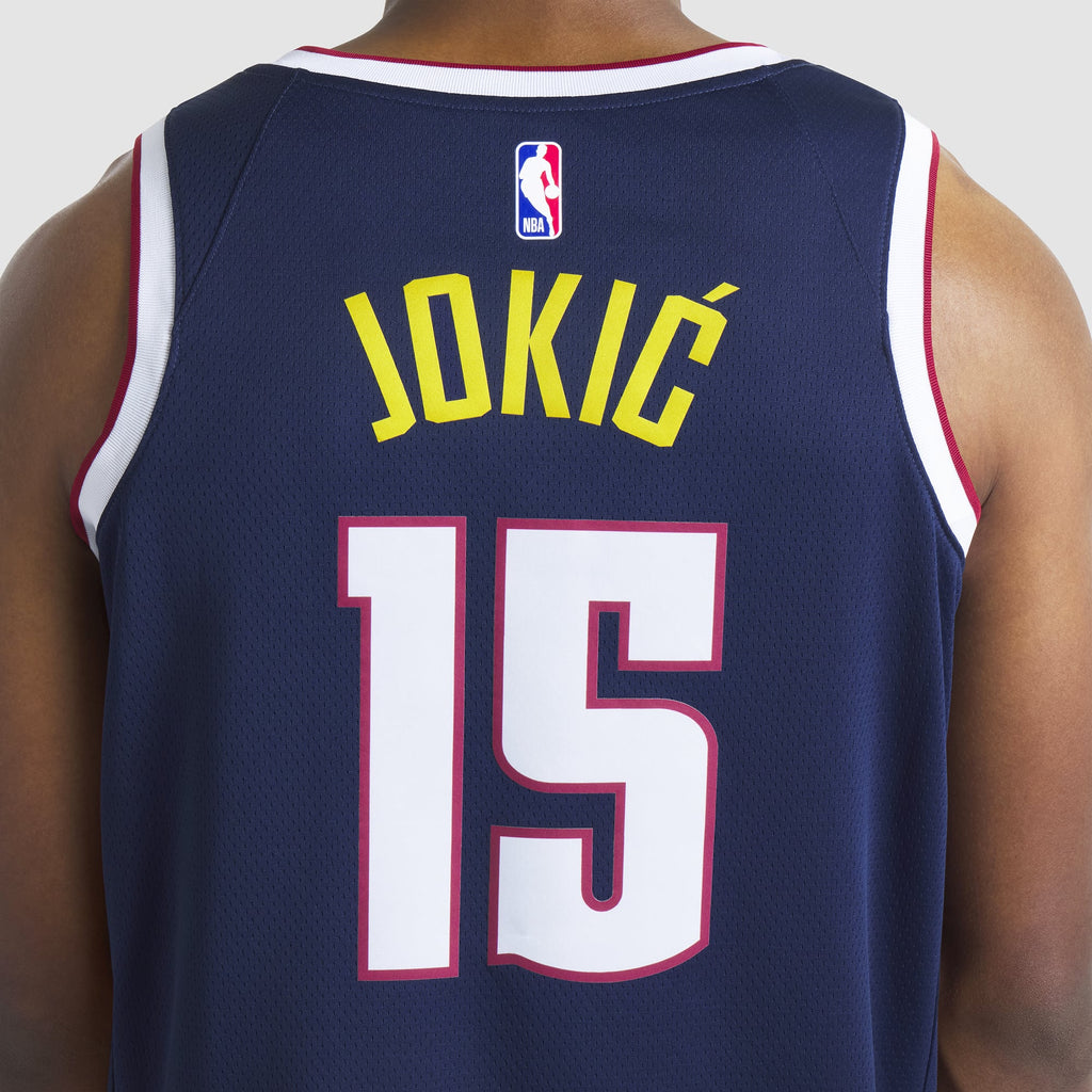 Unisex Denver Nuggets Nikola Jokic Nike Navy Swingman Jersey - Icon Edition product image 11, provided for visual reference
