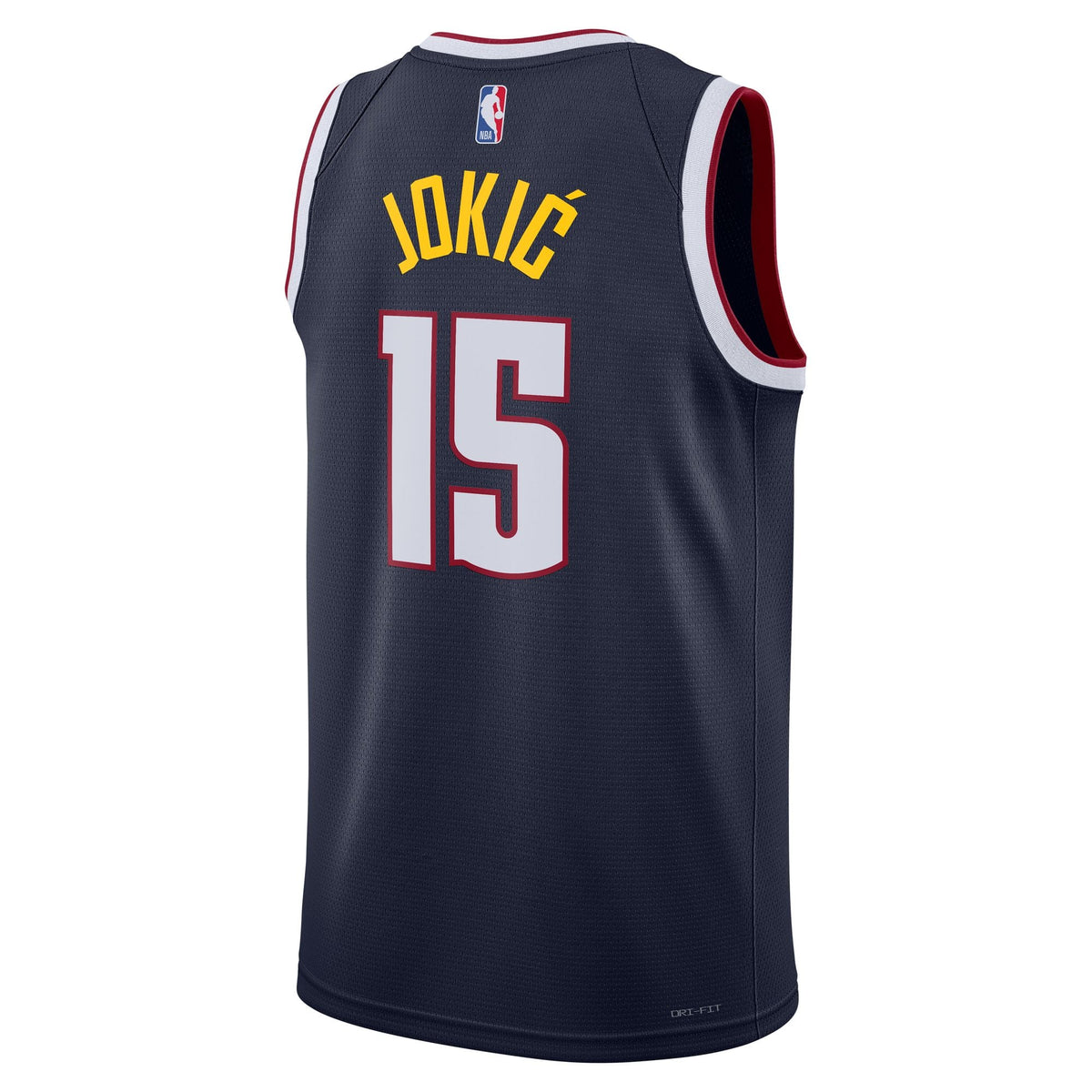 Unisex Denver Nuggets Nikola Jokic Nike Navy Swingman Jersey - Icon Edition product image 4, provided for visual reference