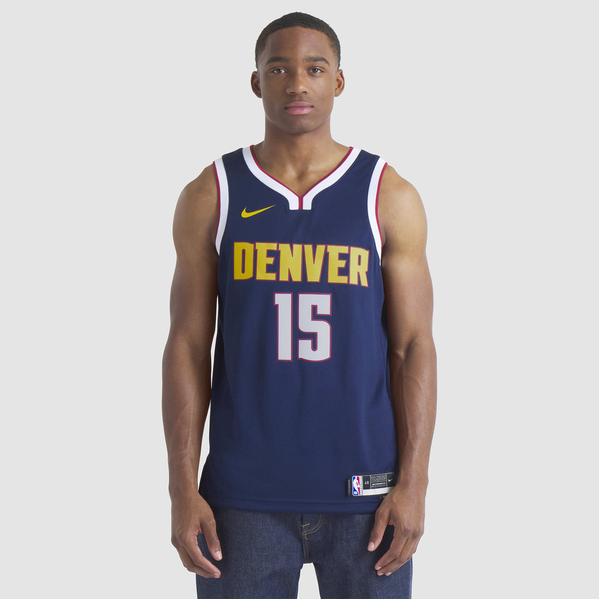 Unisex Denver Nuggets Nikola Jokic Nike Navy Swingman Jersey - Icon Edition product image 5, provided for visual reference