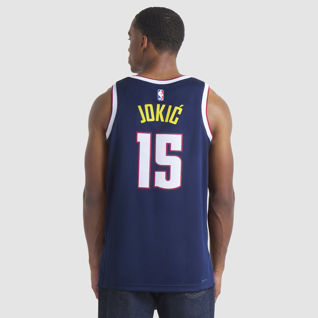 Unisex Denver Nuggets Nikola Jokic Nike Navy Swingman Jersey - Icon Edition product image 6, provided for visual reference