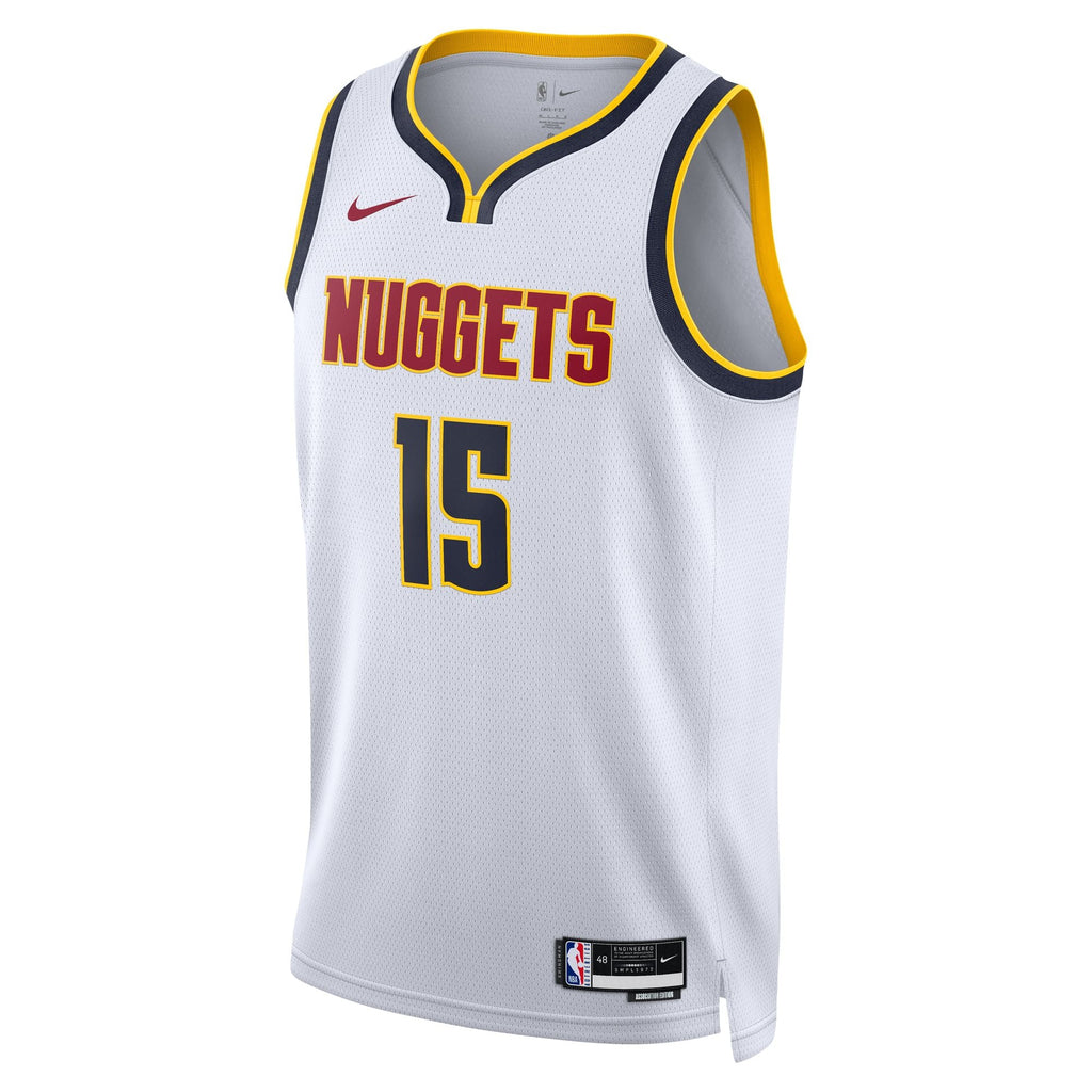 Unisex Denver Nuggets Nikola Jokic Nike White Swingman Jersey - Association Edition product image 3, provided for visual