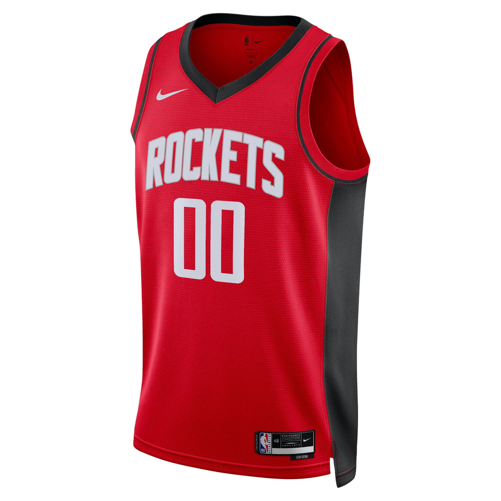 Unisex Houston Rockets Nike Red Swingman Custom Jersey - Icon Edition product image 3, provided for visual reference and