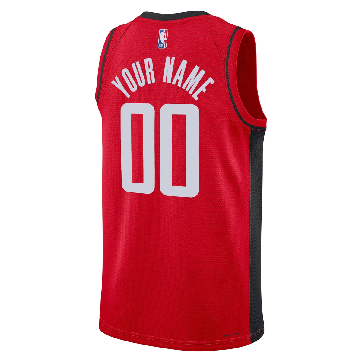 Unisex Houston Rockets Nike Red Swingman Custom Jersey - Icon Edition product image 4, provided for visual reference and