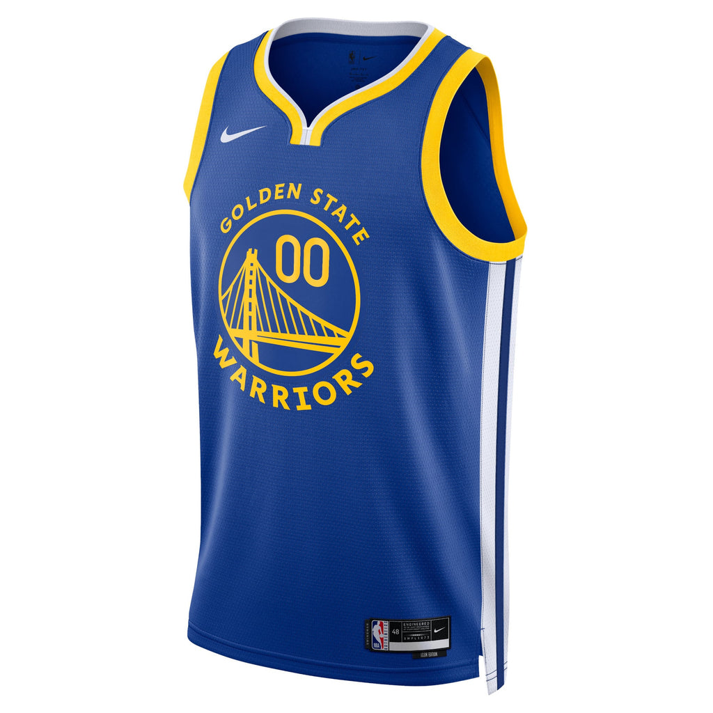 Unisex Golden State Warriors Nike Royal Swingman Custom Jersey - Icon Edition product image 3, provided for visual reference