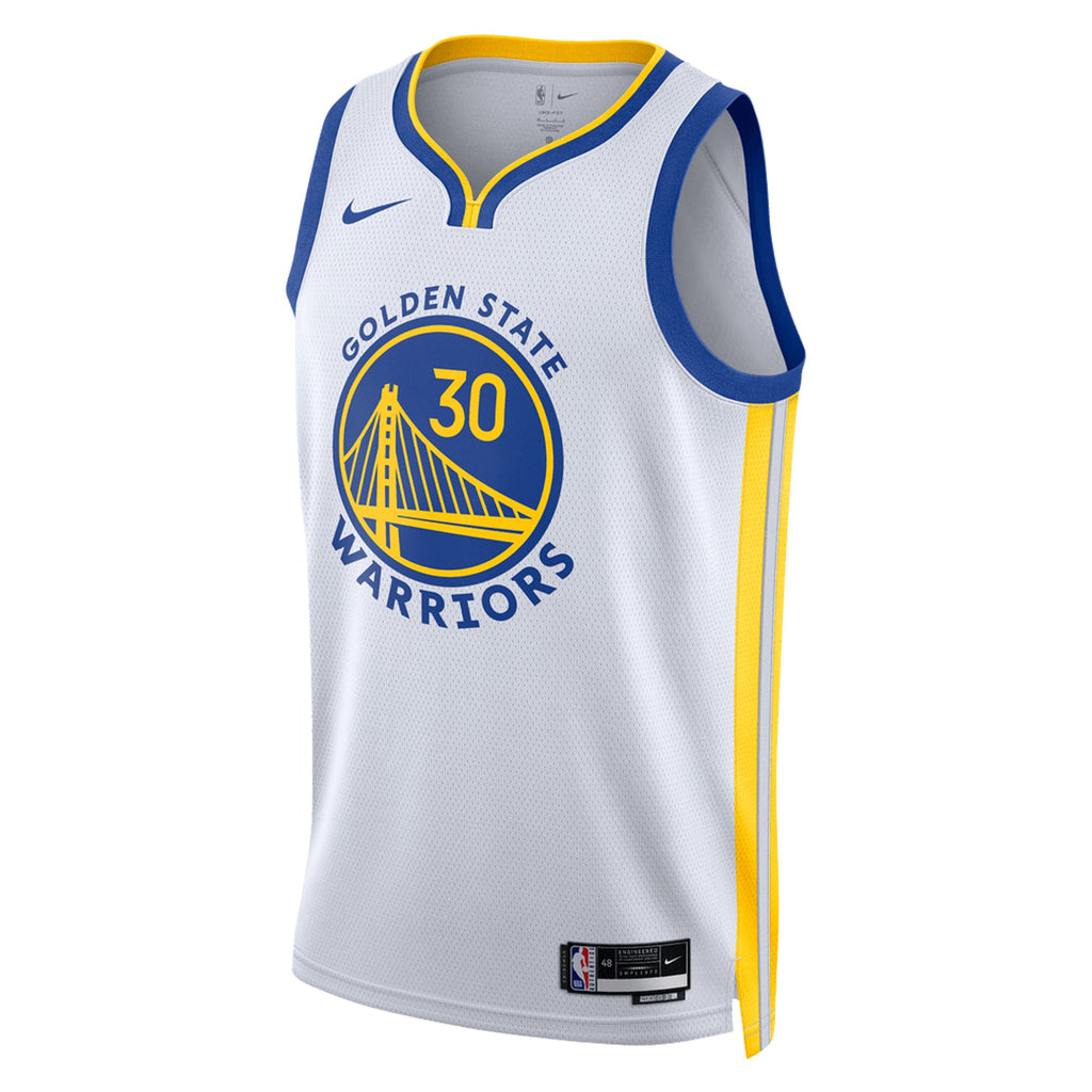 Unisex Golden State Warriors Stephen Curry Nike White Swingman Jersey - Association Edition product image 3, provided for