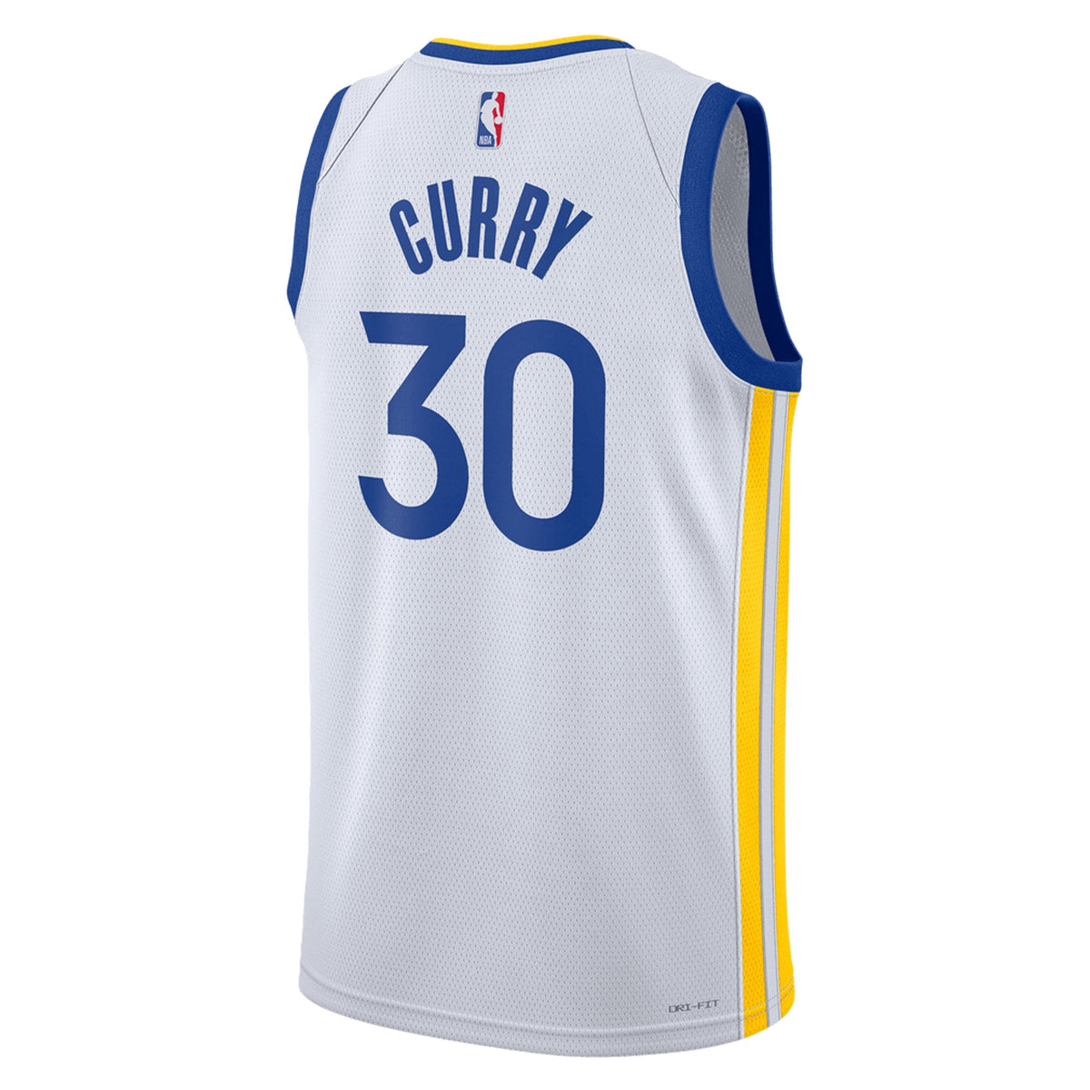 Unisex Golden State Warriors Stephen Curry Nike White Swingman Jersey - Association Edition product image 4, provided for