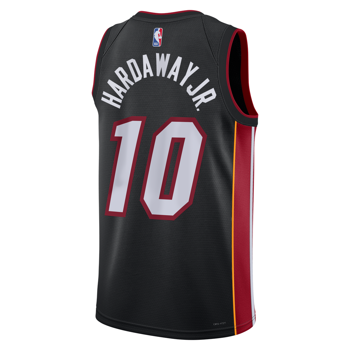Unisex Miami Heat Tim Hardaway Jr. Nike Black Swingman Jersey - Icon Edition product image 4, provided for visual reference
