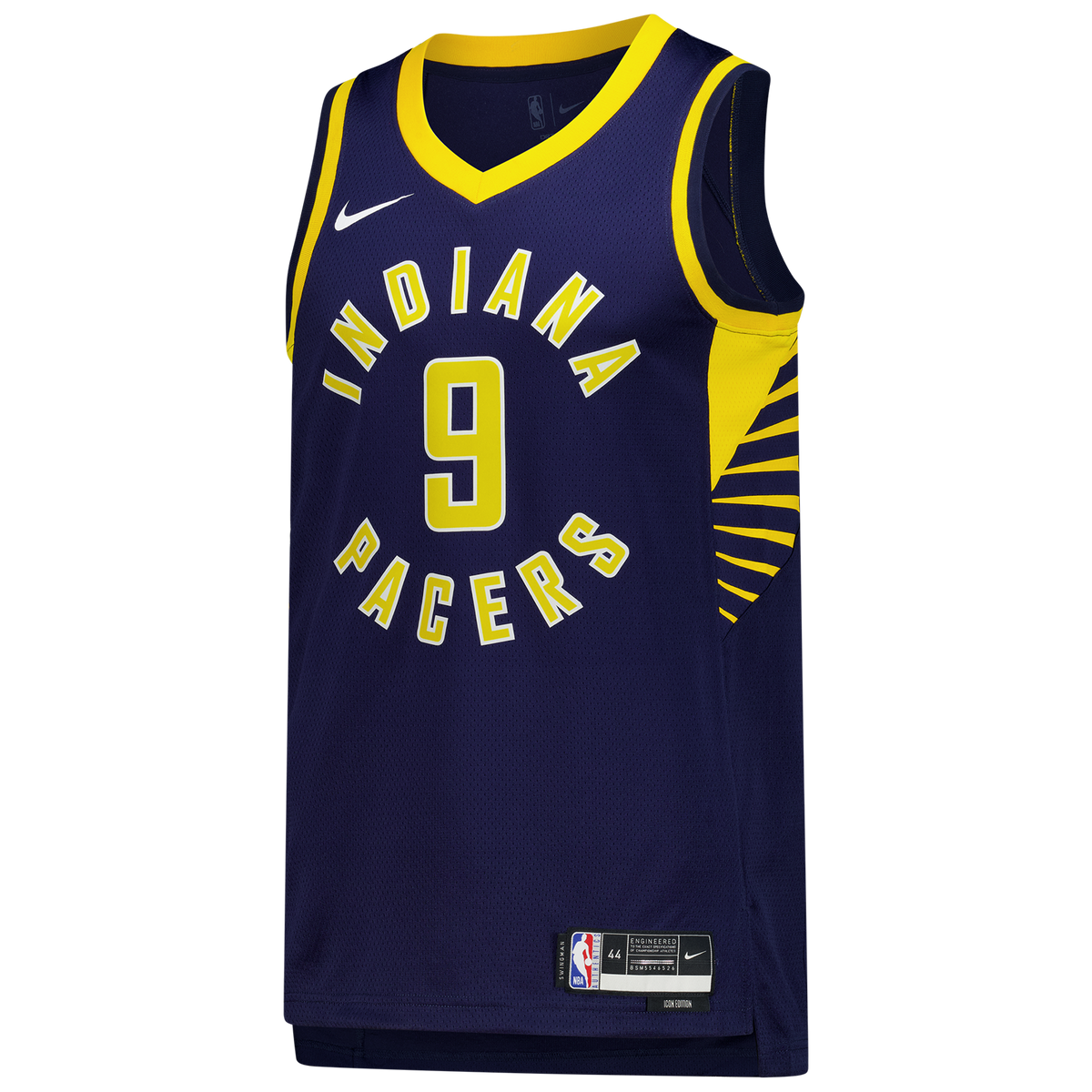 Unisex Indiana Pacers T.J. McConnell Nike Navy Swingman Jersey - Icon Edition product image 3, provided for visual reference