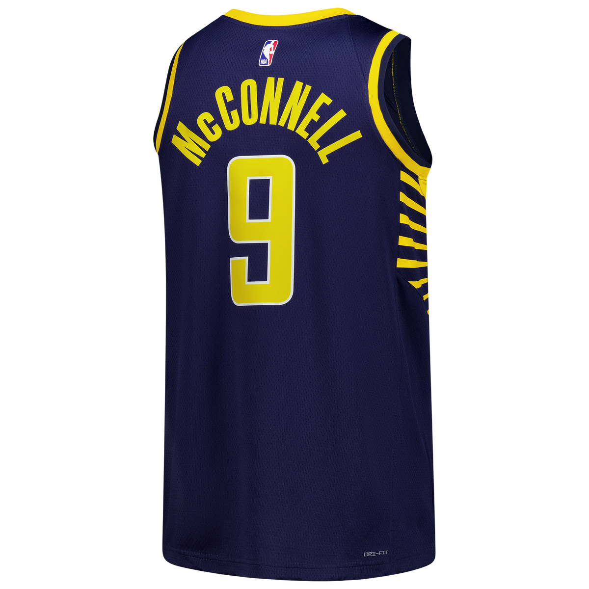 Unisex Indiana Pacers T.J. McConnell Nike Navy Swingman Jersey - Icon Edition product image 4, provided for visual reference