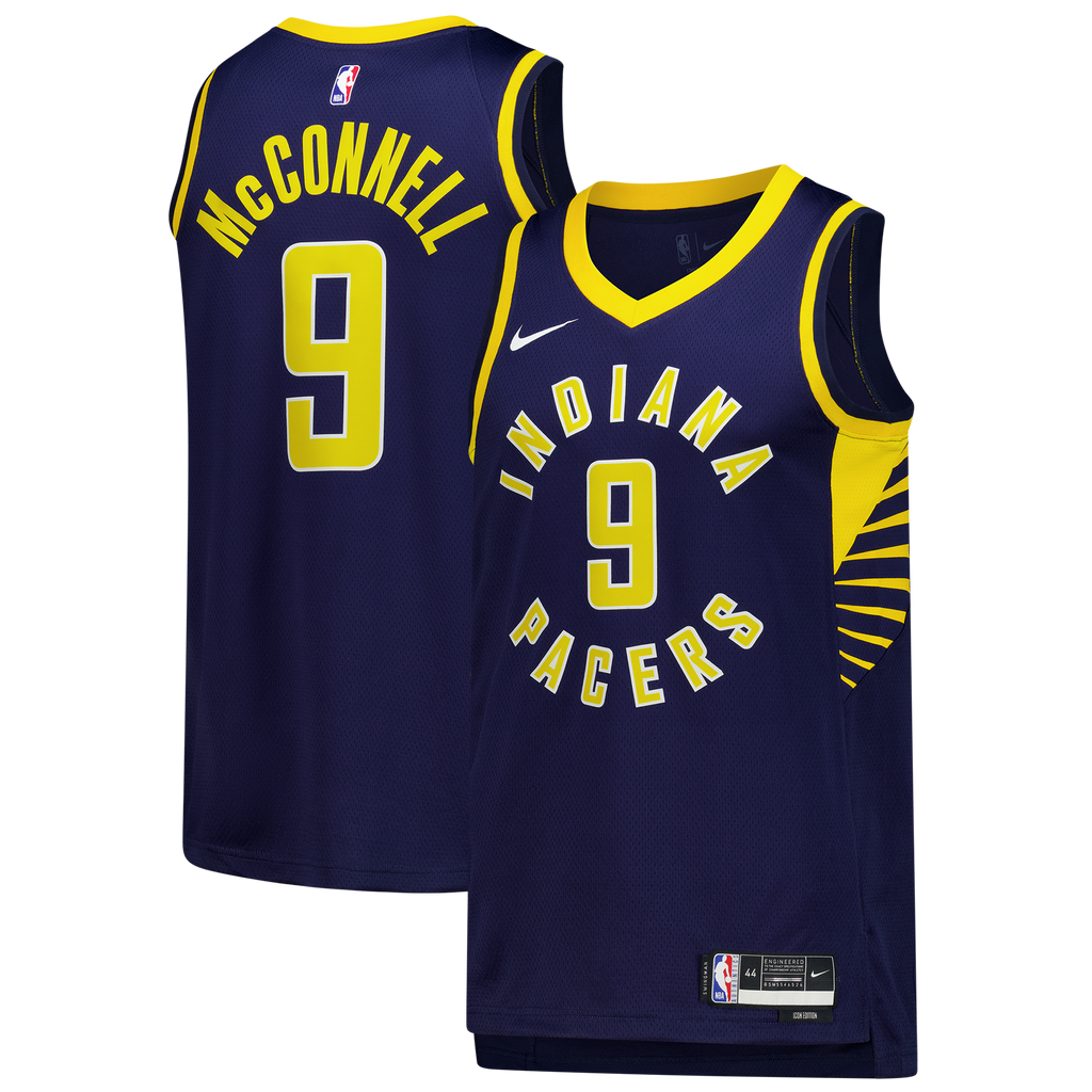 Unisex Indiana Pacers T.J. McConnell Nike Navy Swingman Jersey - Icon Edition product image 1, provided for visual reference