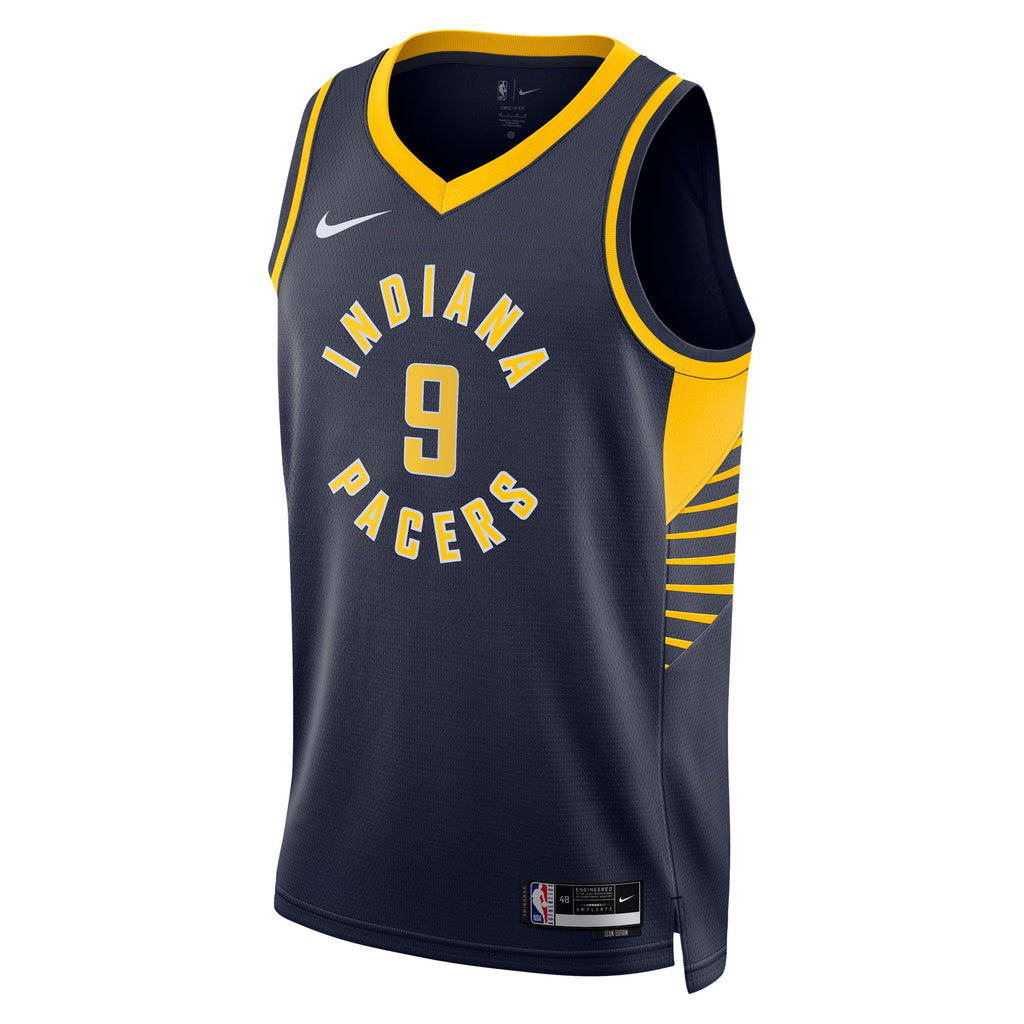 Unisex Indiana Pacers T.J. McConnell Nike Navy Swingman Replica Jersey - Icon Edition product image 3, provided for visual