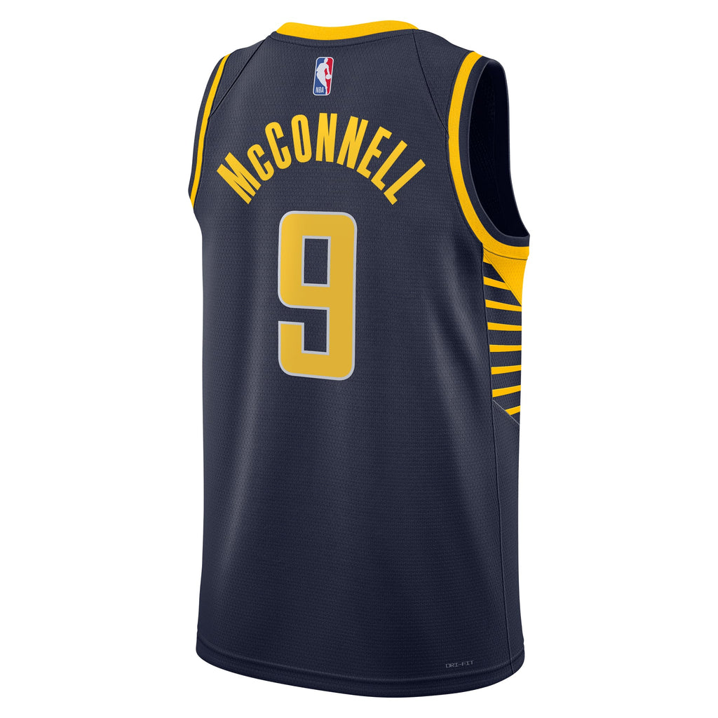 Unisex Indiana Pacers T.J. McConnell Nike Navy Swingman Replica Jersey - Icon Edition product image 4, provided for visual