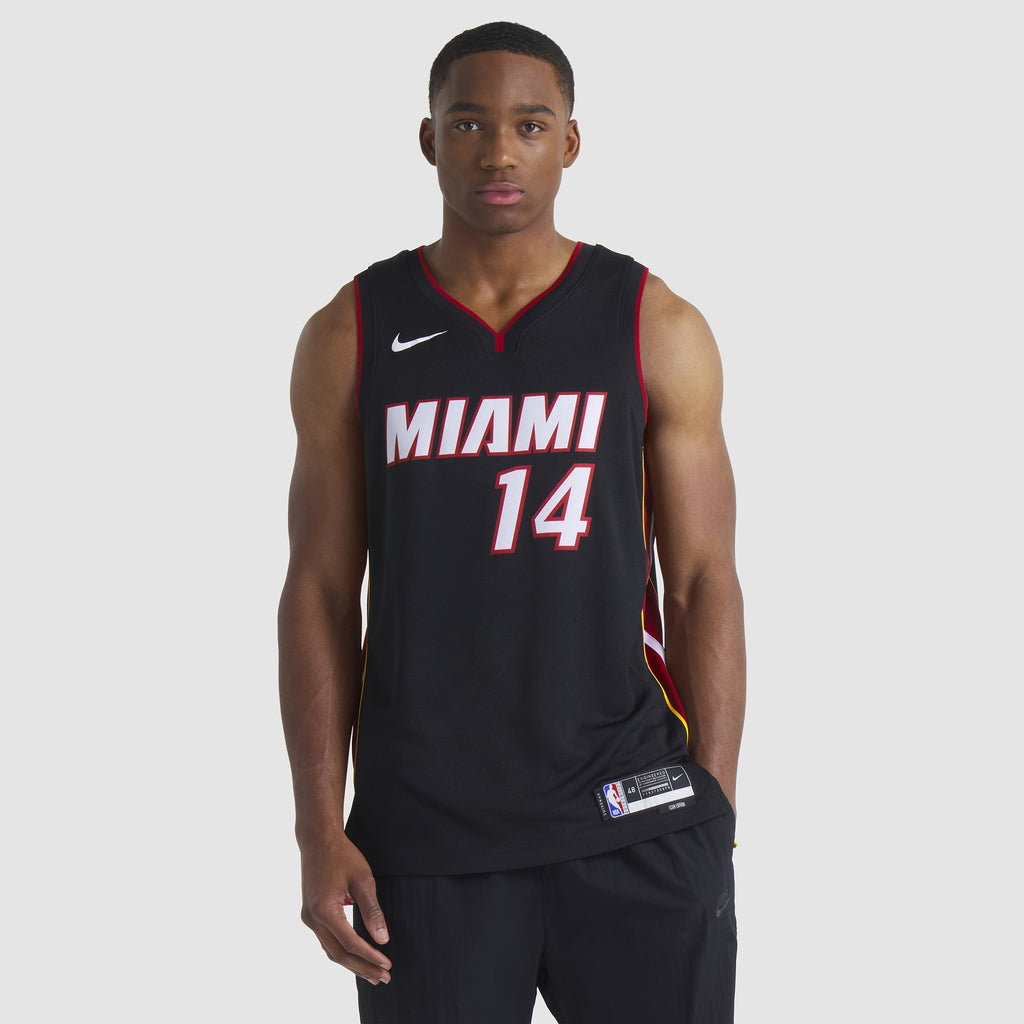 Unisex Miami Heat Tyler Herro Nike Black Swingman Jersey - Icon Edition product image 5, provided for visual reference and