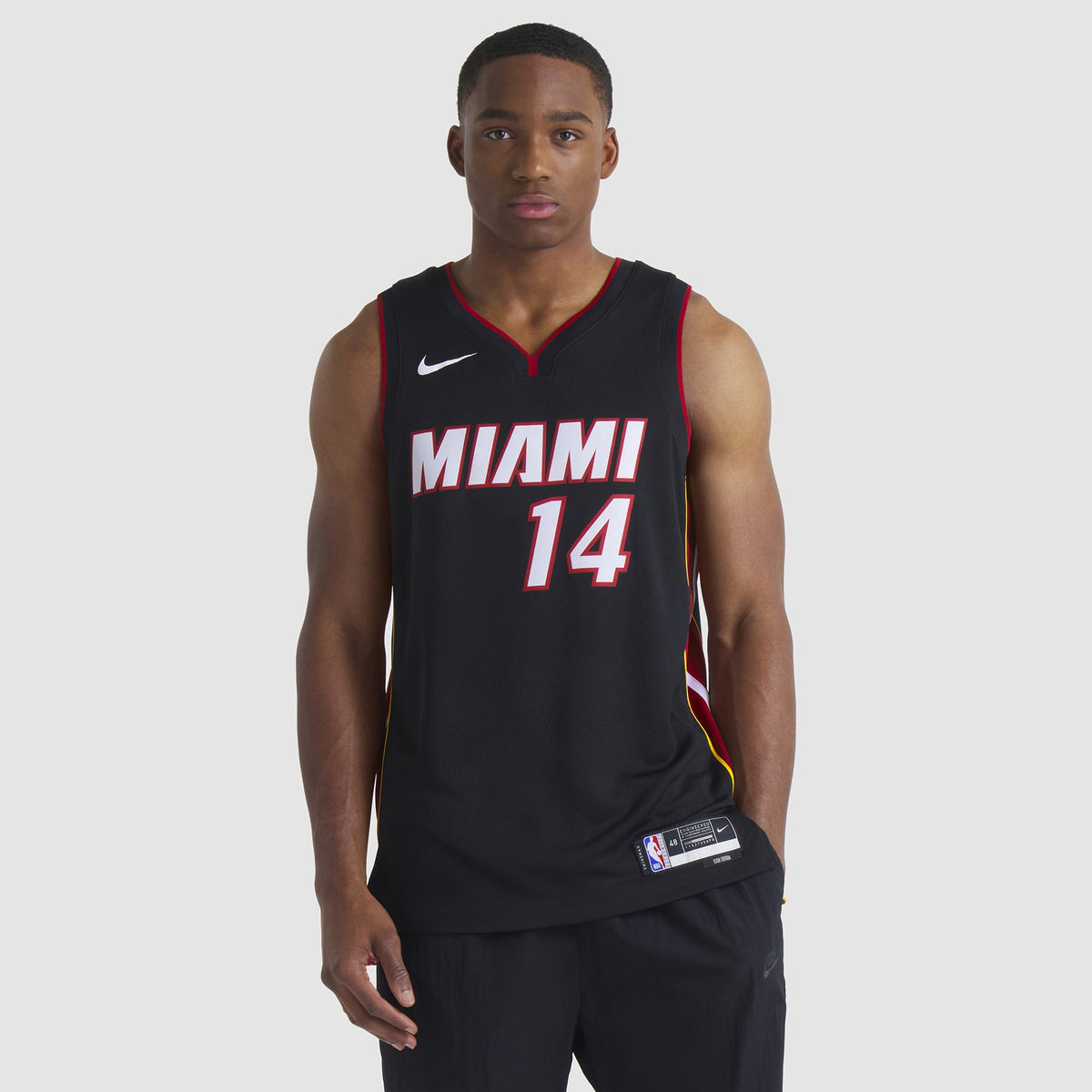 Unisex Miami Heat Tyler Herro Nike Black Swingman Jersey - Icon Edition product image 5, provided for visual reference and