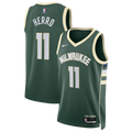 Unisex Milwaukee Bucks Tyler Herro Nike Hunter Green Swingman Jersey - Icon Edition product image 1, provided for visual