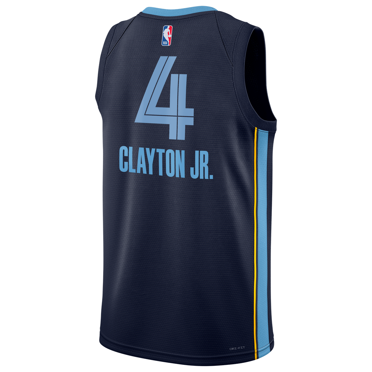 Unisex Memphis Grizzlies Walter Clayton Jr. Nike Navy Swingman Jersey - Icon Edition product image 4, provided for visual