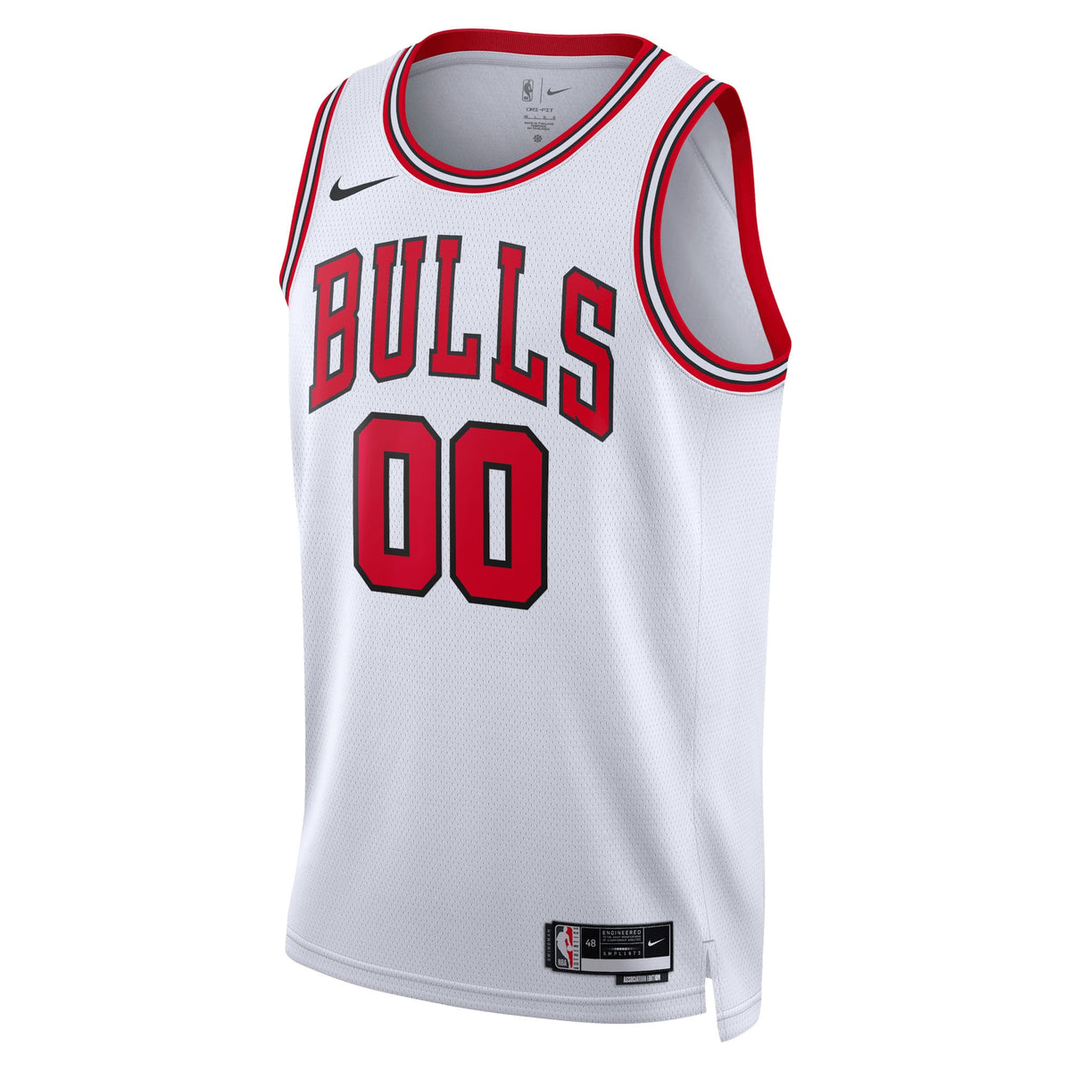 Unisex Chicago Bulls Nike White Swingman Custom Jersey - Association Edition product image 3, provided for visual reference