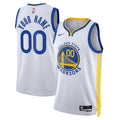 Unisex Golden State Warriors Nike White Swingman Custom Jersey - Association Edition product image 1, provided for visual