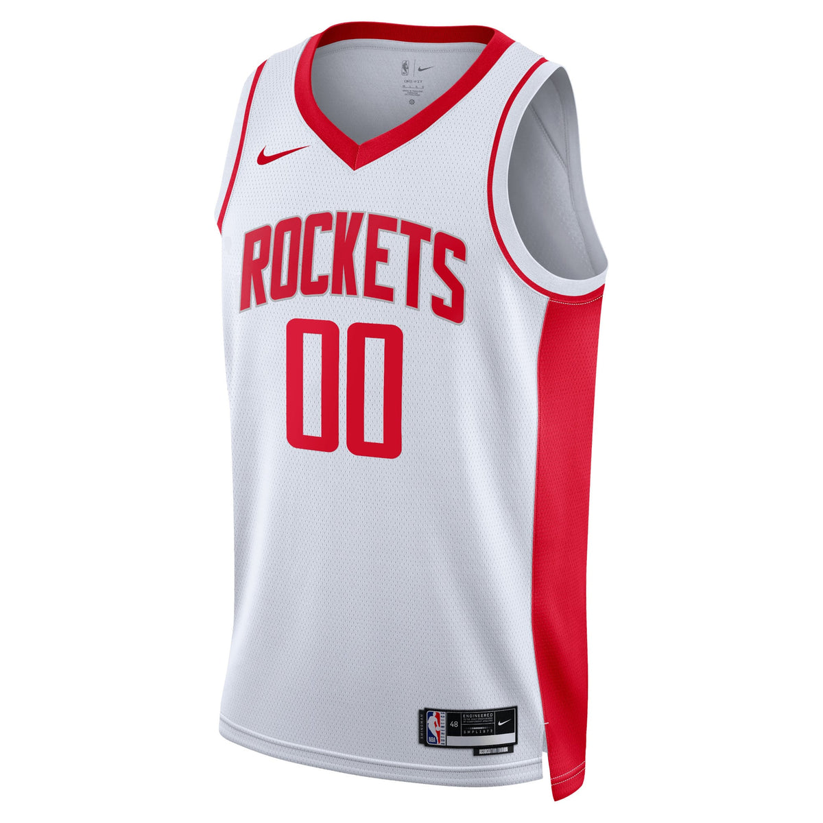 Unisex Houston Rockets Nike White Swingman Custom Jersey - Association Edition product image 3, provided for visual