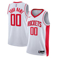 Unisex Houston Rockets Nike White Swingman Custom Jersey - Association Edition product image 1, provided for visual