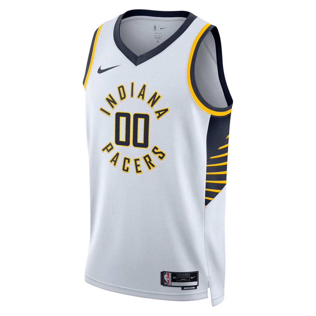 Unisex Indiana Pacers Nike White Swingman Custom Jersey - Association Edition product image 3, provided for visual reference