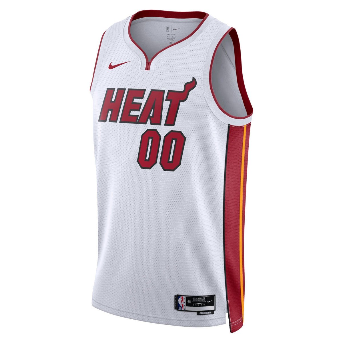 Unisex Miami Heat Nike White Swingman Custom Jersey - Association Edition product image 3, provided for visual reference and