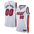 Unisex Miami Heat Nike White Swingman Custom Jersey - Association Edition product image 1, provided for visual reference and