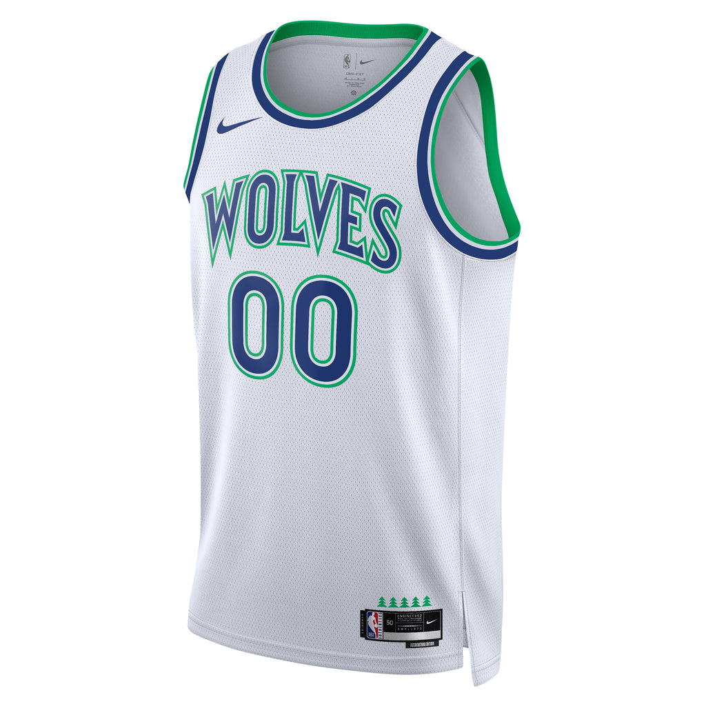 Unisex Minnesota Timberwolves Nike White Swingman Custom Jersey - Association Edition product image 3, provided for visual