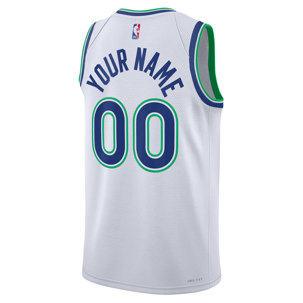 Unisex Minnesota Timberwolves Nike White Swingman Custom Jersey - Association Edition product image 4, provided for visual