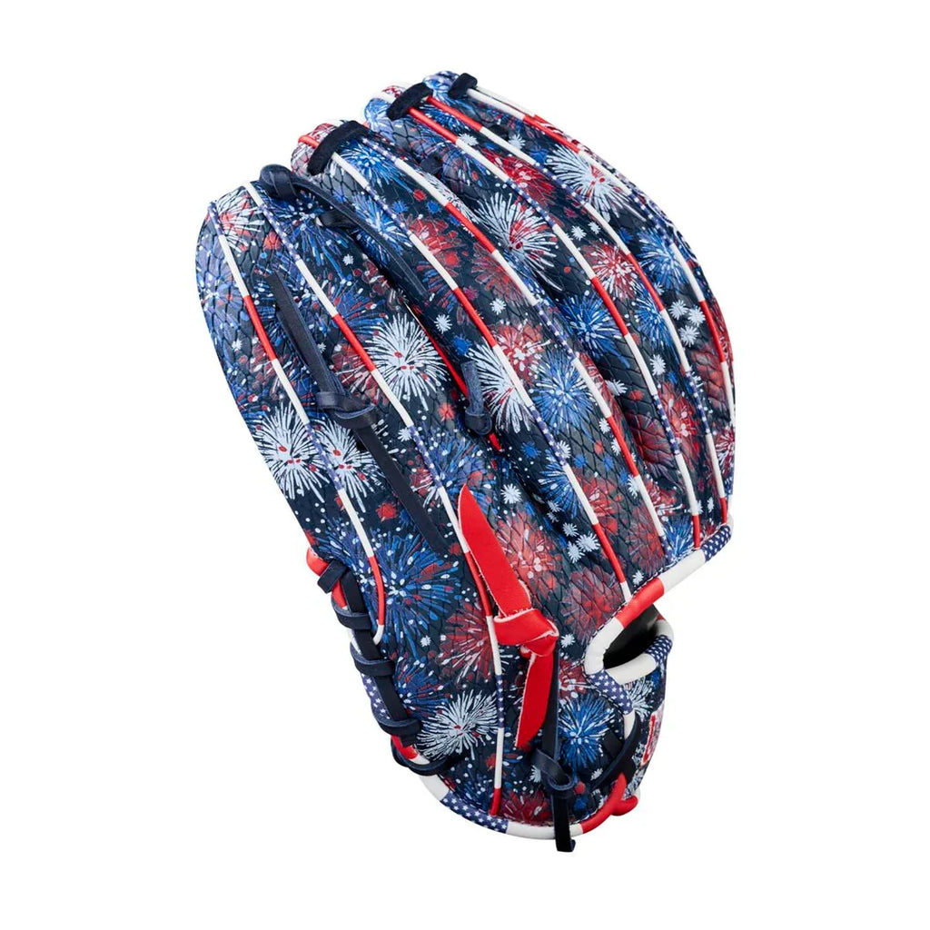 Wilson A2000 1975SS 11.75" July 2025 GOTM Firework Infield Baseball Glove – WBW1042171175 product image 3, provided for
