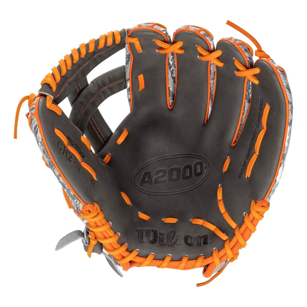 Wilson 2025 Winter Gunnar Henderson A2000® GH2 GM 11.75” Infield Baseball Glove product image 3, provided for visual