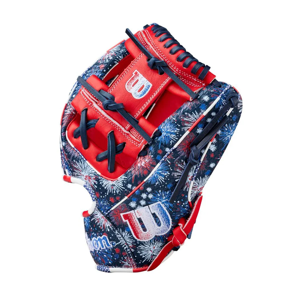Wilson A2000 1975SS 11.75" July 2025 GOTM Firework Infield Baseball Glove – WBW1042171175 product image 4, provided for