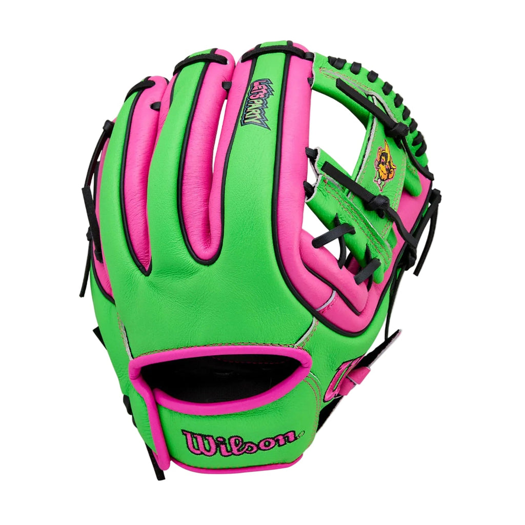 Wilson A450 Party Animals 11" Youth Baseball Glove | I-Web Baseball Glove product image 1, provided for visual reference and