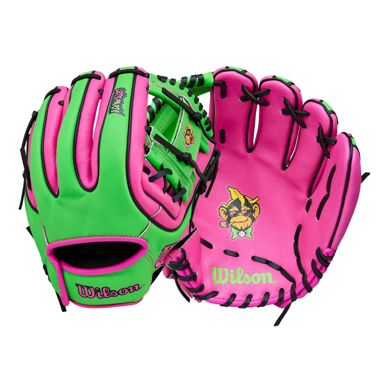 Wilson A450 Party Animals 11" Youth Baseball Glove | I-Web Baseball Glove product image 4, provided for visual reference and