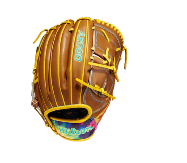 Wilson A2000 GOTM MAR 2022 Tan Flowers product image 1, provided for visual reference and product detail review