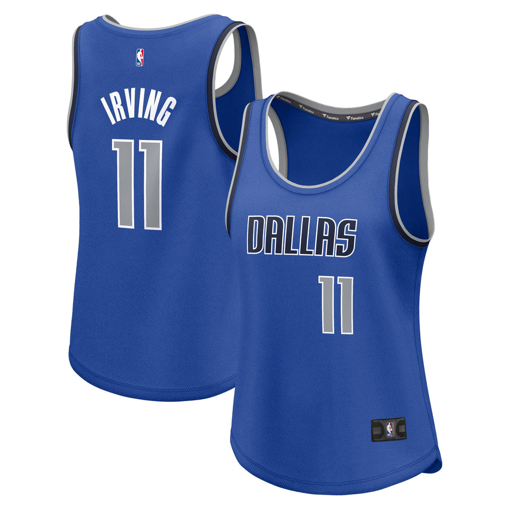 Dallas Mavericks Kyrie Irving Fanatics Blue Fast Break Player Jersey - Icon Edition for Women product image 1, provided for