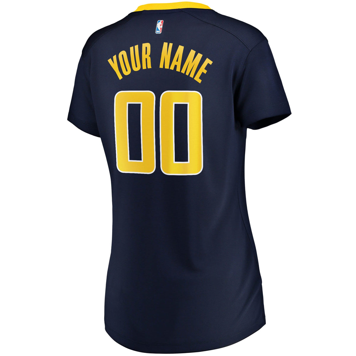 Indiana Pacers Fanatics Navy Fast Break Custom Jersey - Icon Edition for Women product image 4, provided for visual