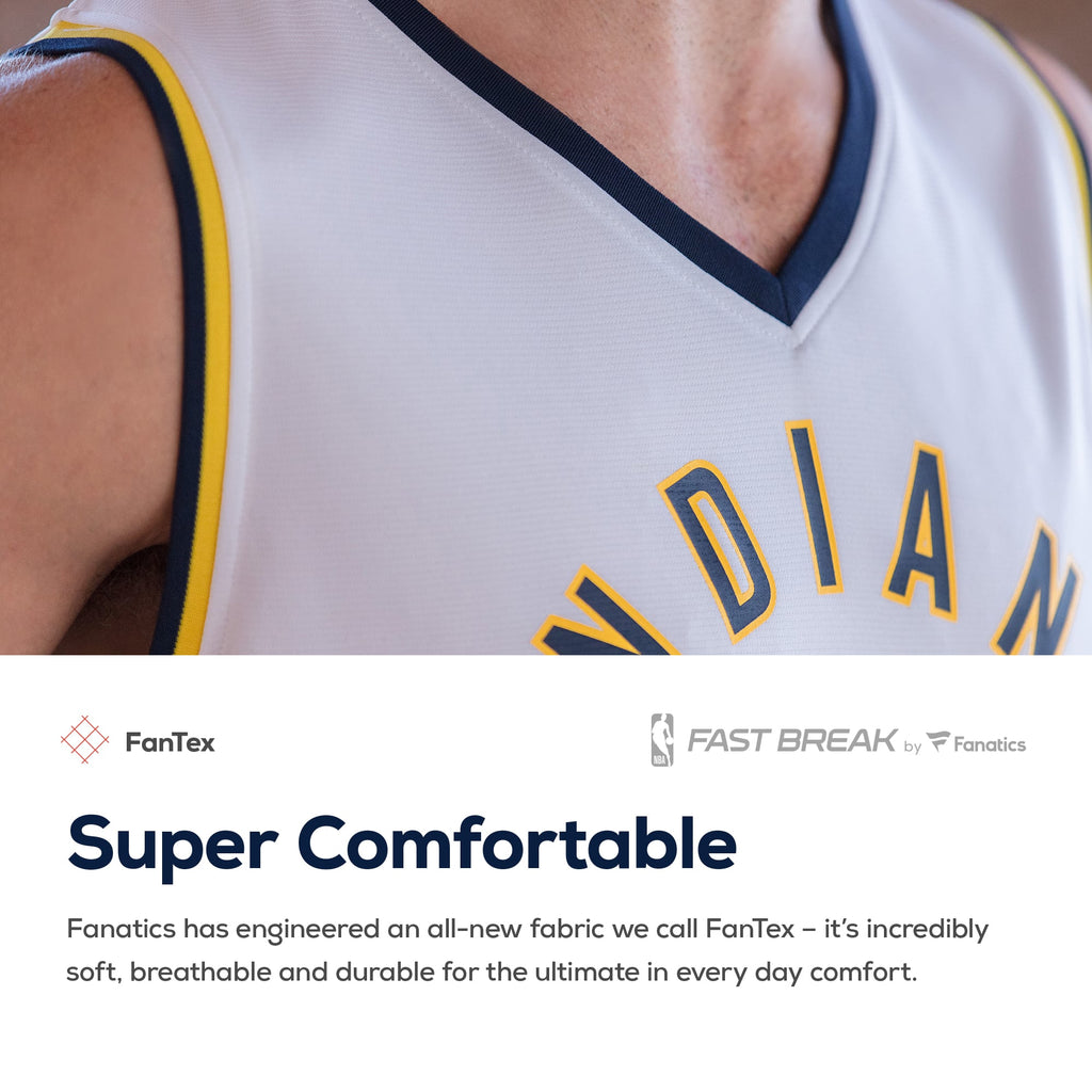 Indiana Pacers Fanatics Navy Fast Break Custom Jersey - Icon Edition for Women product image 6, provided for visual