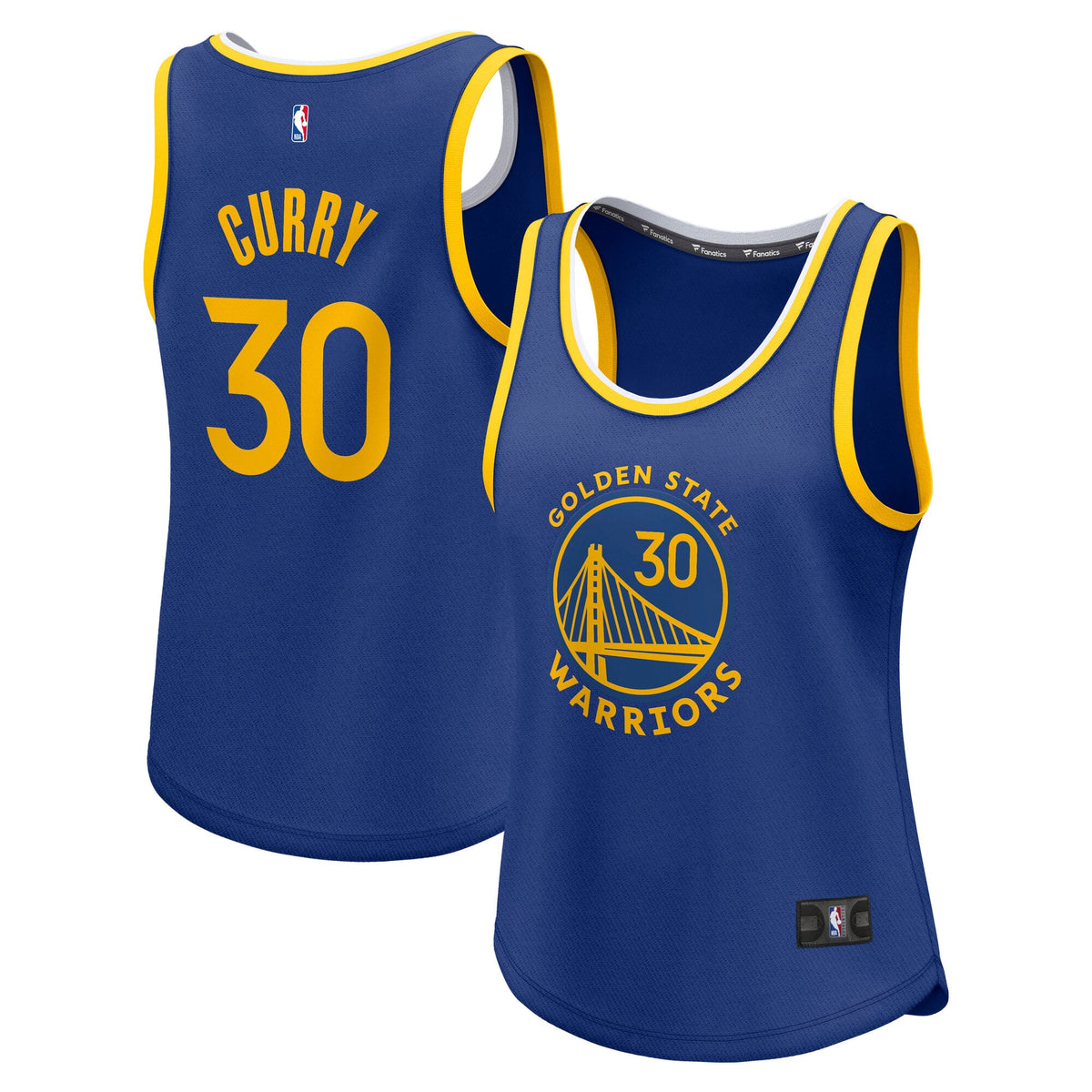 Golden State Warriors Stephen Curry Fanatics Royal Fast Break Player Jersey - Icon Edition for Women product image 2,