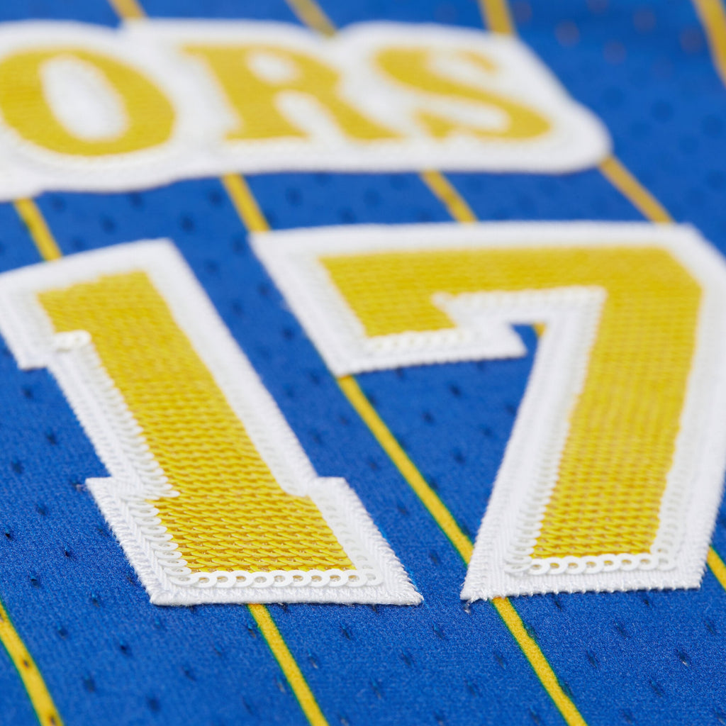Golden State Warriors Chris Mullin Mitchell & Ness x DANNIJO Royal Fashion Cropped Basketball Jersey for Women product image