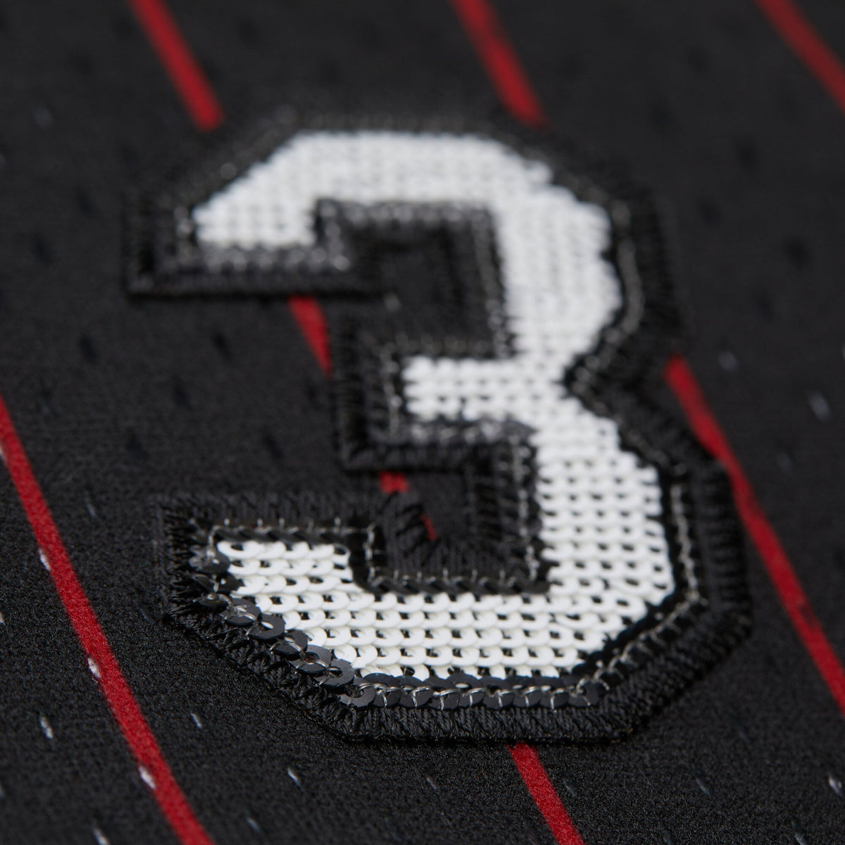 Miami Heat Dwyane Wade Mitchell & Ness x DANNIJO Black Fashion Cropped Basketball Jersey for Women product image 5, provided