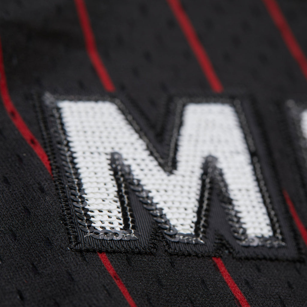 Miami Heat Dwyane Wade Mitchell & Ness x DANNIJO Black Fashion Cropped Basketball Jersey for Women product image 6, provided