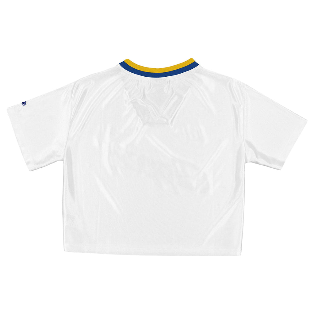 Golden State Warriors New Era White Sport Classics Capsule Boxy Cropped Fashion Jersey for Women product image 3, provided