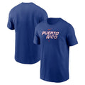 Nike 2026 World Baseball Classic Puerto Rico Wordmark T-Shirt – Official WBC T-Shirt product image 1, provided for visual
